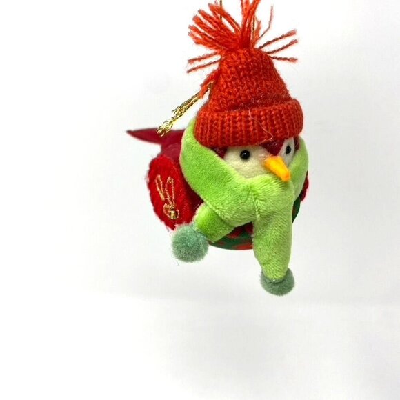 Target Featherly Friends Fabric Bird Red Hat Christmas Ornament Wondershop™ 2024 - Picture 7 of 10